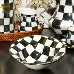 MacKenzie-Childs Courtly Check Enamel Breakfast Bowl* Outdoor Entertaining