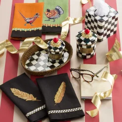 MacKenzie-Childs Courtly Check Enamel Canister - Demi* Room Accents