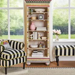 MacKenzie-Childs Courtly Check Enamel Canister - Demi* Room Accents