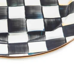 MacKenzie-Childs Courtly Check Enamel Charger/Plate* Outdoor Entertaining