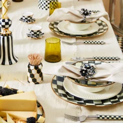 MacKenzie-Childs Courtly Check Enamel Charger/Plate* Outdoor Entertaining