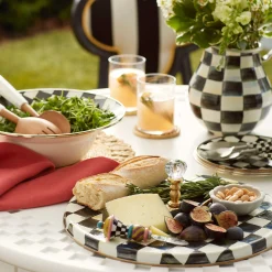 MacKenzie-Childs Courtly Check Enamel Cheese Course* Outdoor Entertaining