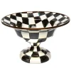MacKenzie-Childs Courtly Check Enamel Compote - Large* Outdoor Entertaining