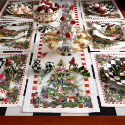 MacKenzie-Childs Courtly Check Enamel Dinner Plate* Outdoor Entertaining