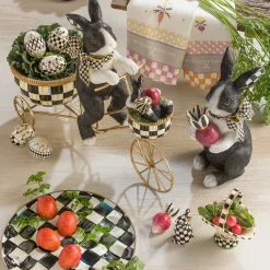 MacKenzie-Childs Courtly Check Enamel Egg Plate* Outdoor Entertaining