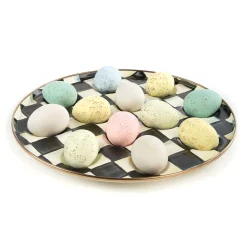 MacKenzie-Childs Courtly Check Enamel Egg Plate* Outdoor Entertaining