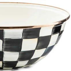 MacKenzie-Childs Courtly Check Enamel Everyday Bowl - Medium* Serveware