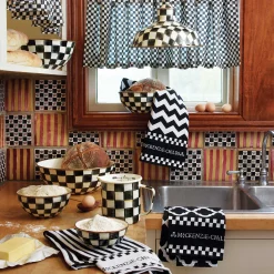 MacKenzie-Childs Courtly Check Enamel Everyday Bowl - Extra Large* Serveware