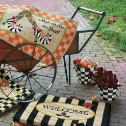 MacKenzie-Childs Courtly Check Enamel Garden Pot - Extra Large* Pots & Planters