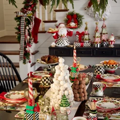 MacKenzie-Childs Courtly Check Enamel Mug* Outdoor Entertaining