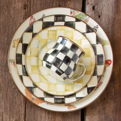 MacKenzie-Childs Courtly Check Enamel Mug* Outdoor Entertaining