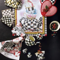 MacKenzie-Childs Courtly Check Enamel Napkin Holder* Outdoor Entertaining