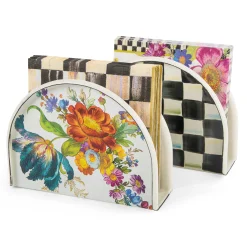 MacKenzie-Childs Courtly Check Enamel Napkin Holder* Outdoor Entertaining