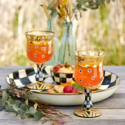 MacKenzie-Childs Courtly Check Enamel Pinch Bowl* Outdoor Entertaining