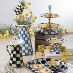 MacKenzie-Childs Courtly Check Enamel Pinch Bowl* Outdoor Entertaining