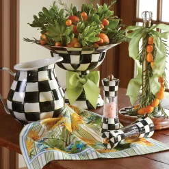 MacKenzie-Childs Courtly Check Enamel Pitcher* Outdoor Entertaining