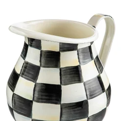 MacKenzie-Childs Courtly Check Enamel Pitcher* Outdoor Entertaining