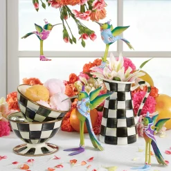 MacKenzie-Childs Courtly Check Enamel Practical Pitcher - Small* Outdoor Entertaining