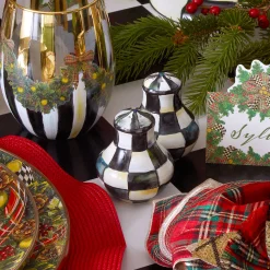 MacKenzie-Childs Courtly Check Enamel Salt & Pepper Shakers* Outdoor Entertaining
