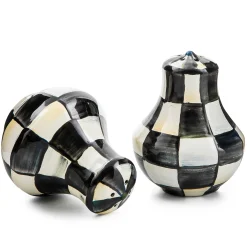 MacKenzie-Childs Courtly Check Enamel Salt & Pepper Shakers* Outdoor Entertaining
