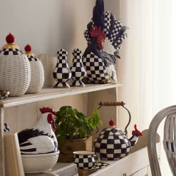 MacKenzie-Childs Courtly Check Enamel Salt & Pepper Shakers* Outdoor Entertaining