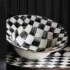 MacKenzie-Childs Courtly Check Enamel Serving Bowl* Outdoor Entertaining