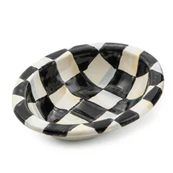 MacKenzie-Childs Courtly Check Enamel Soap Dish* Bed & Bath