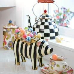 MacKenzie-Childs Courtly Check Enamel Tea Kettle - 3 Quart* Tea Kettles