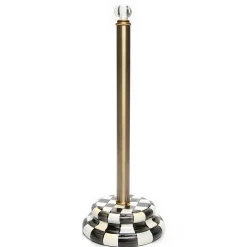 MacKenzie-Childs Courtly Check Enamel Toilet Tissue Storage* Bed & Bath