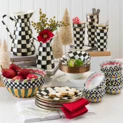 MacKenzie-Childs Courtly Check Enamel Tumbler - 20 Ounce* Outdoor Entertaining