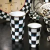 MacKenzie-Childs Courtly Check Enamel Tumbler - 10 Ounce* Outdoor Entertaining