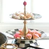 MacKenzie-Childs Courtly Check Enamel Two Tier Sweet Stand* Outdoor Entertaining