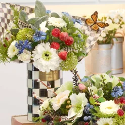 MacKenzie-Childs Courtly Check Enamel Utensil Holder* Kitchen Storage & Organization