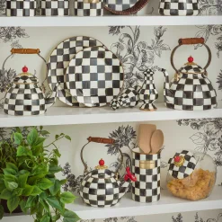 MacKenzie-Childs Courtly Check Enamel Utensil Holder* Kitchen Storage & Organization