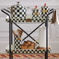 MacKenzie-Childs Courtly Check Enamel Utensil Holder* Kitchen Storage & Organization