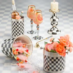 MacKenzie-Childs Courtly Check Enamel Wine Cooler* Outdoor Entertaining
