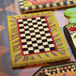 MacKenzie-Childs Courtly Check Entrance Mat* Outdoor Rugs & Mats