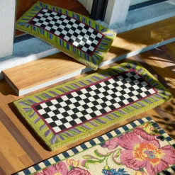 MacKenzie-Childs Courtly Check Entrance Mat* Outdoor Rugs & Mats