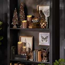 MacKenzie-Childs Courtly Check Flicker 10" Pillar Candle* Candles & Fragrances