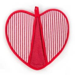 MacKenzie-Childs Courtly Check Heart Potholder* Kitchen & Table Linens