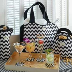 MacKenzie-Childs Courtly Check Highball Glass* Drinkware & Bar