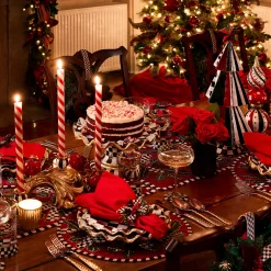 MacKenzie-Childs Courtly Check Highball Glass* Drinkware & Bar