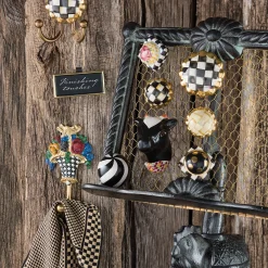 MacKenzie-Childs Courtly Check Hook* Room Accents