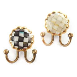 MacKenzie-Childs Courtly Check Hook* Room Accents