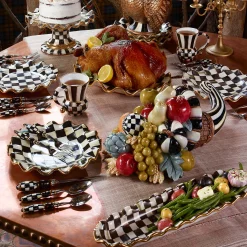 MacKenzie-Childs Courtly Check Hors D'Oeuvre Tray* Outdoor Entertaining