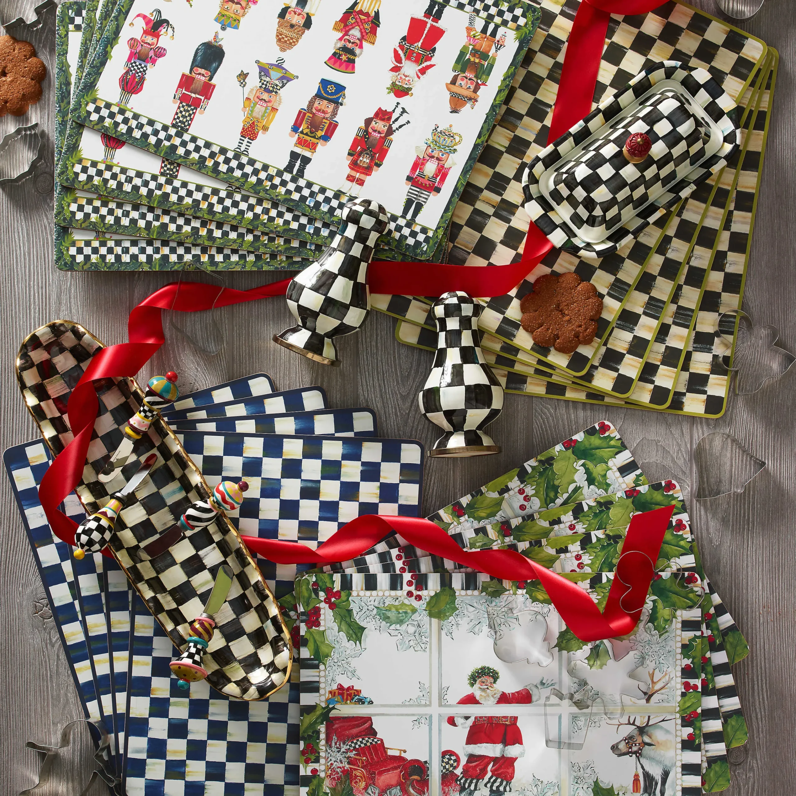 MacKenzie-Childs Courtly Check Hors D'Oeuvre Tray* Outdoor Entertaining