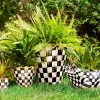 MacKenzie-Childs Courtly Check Jumbo Garden Pot* Pots & Planters
