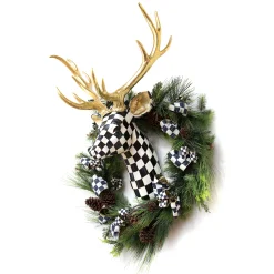 MacKenzie-Childs Courtly Check Large Deer* Room Accents