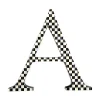 MacKenzie-Childs Courtly Check Letter - A* Room Accents