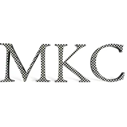 MacKenzie-Childs Courtly Check Letter - C* Room Accents